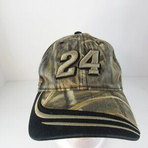 Vintage Winner's Circle #24 Jeff Gordon Camouflage Men Adj Strap Back Cap Hat